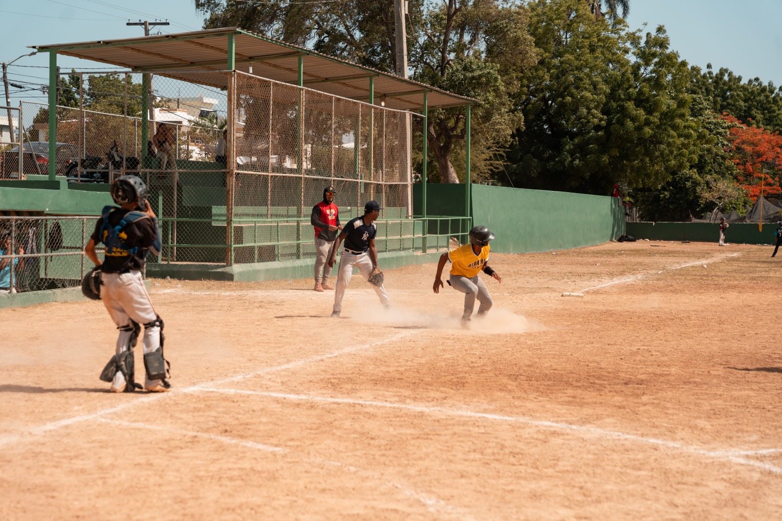 Youth baseball game in Barahona Dominican Republic